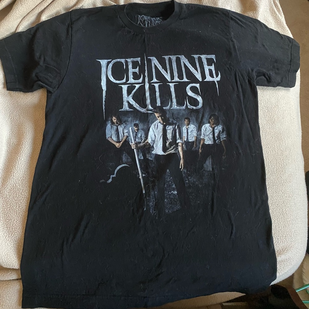 Ice Nine Kills Band Black Official Graphic T-Shirt Sometimes Dead Is Better